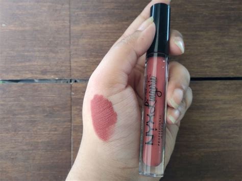 NYX Lip Lingerie Liquid Lipstick Exotic Review